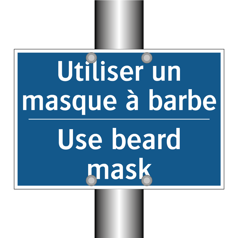 Utiliser un masque à barbe - Use beard mask