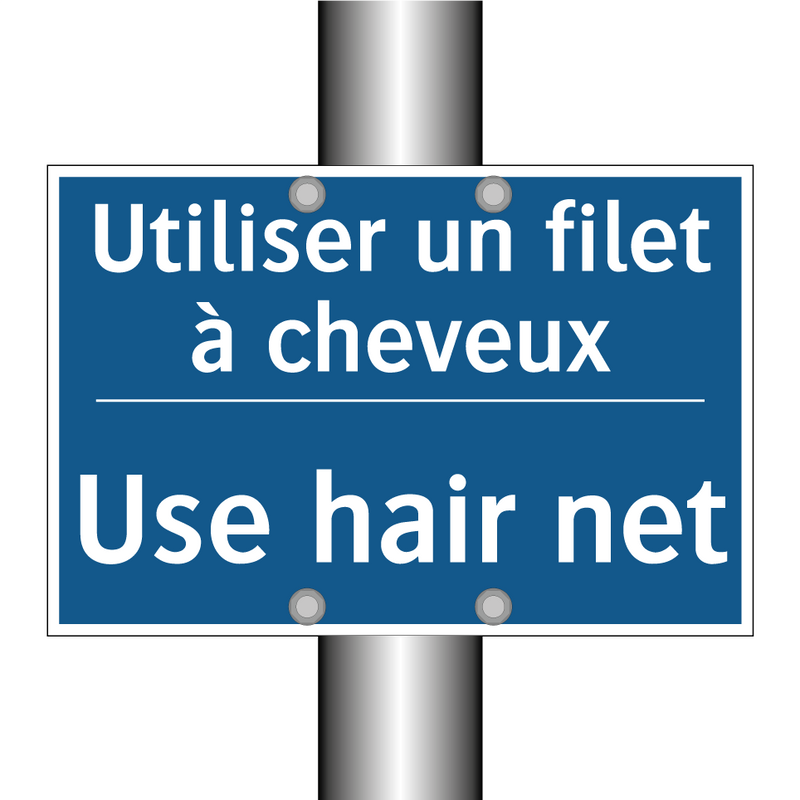 Utiliser un filet à cheveux - Use hair net