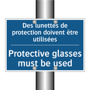 Des lunettes de protection doivent  /.../ - Protective glasses must be used /.../