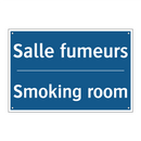 Salle fumeurs - Smoking room