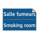 Salle fumeurs - Smoking room