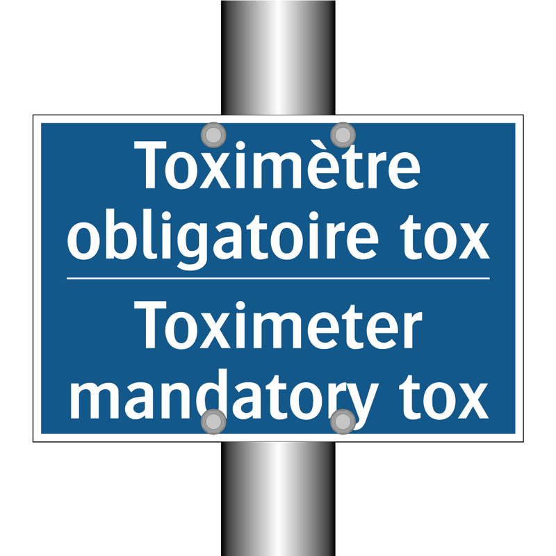 Toximètre obligatoire tox - Toximeter mandatory tox