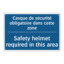 Casque de sécurité obligatoire  /.../ - Safety helmet required in this  /.../