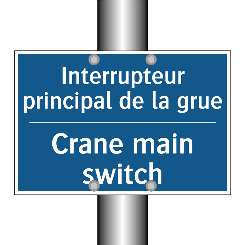 Interrupteur principal de la grue /.../ - Crane main switch