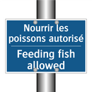 Nourrir les poissons autorisé - Feeding fish allowed