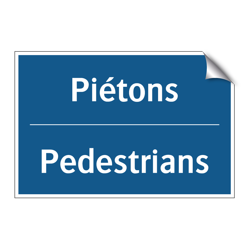 Piétons - Pedestrians