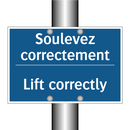 Soulevez correctement - Lift correctly