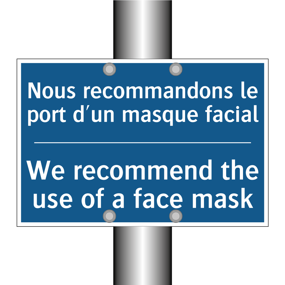Nous recommandons le port d'un  /.../ - We recommend the use of a face  /.../