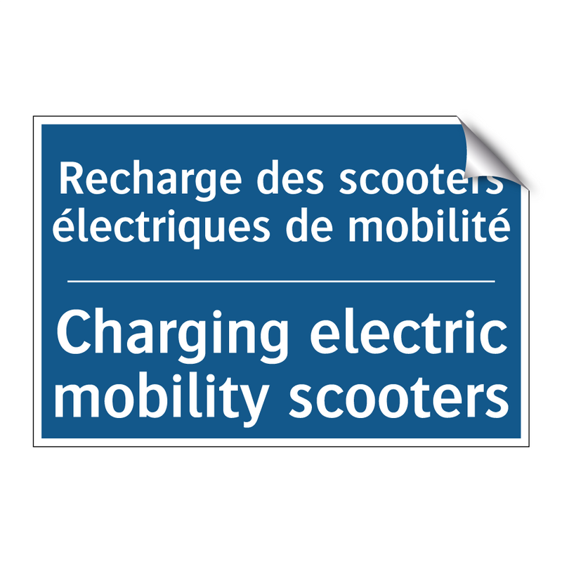 Recharge des scooters électriques  /.../ - Charging electric mobility scooters /.../