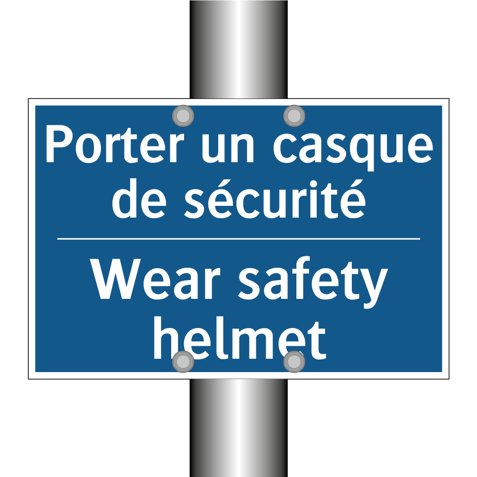 Porter un casque de sécurité - Wear safety helmet
