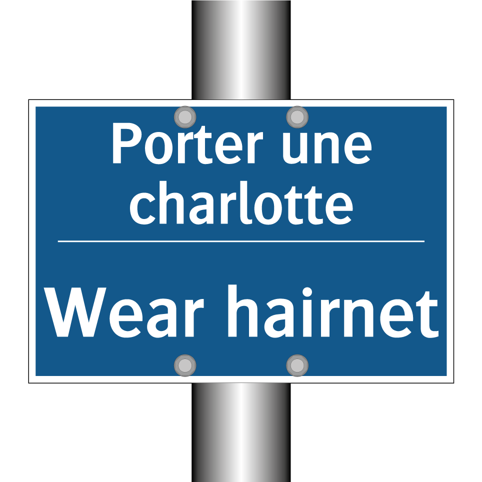 Porter une charlotte - Wear hairnet