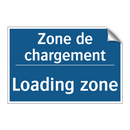 Zone de chargement - Loading zone