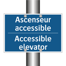 Ascenseur accessible - Accessible elevator