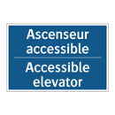 Ascenseur accessible - Accessible elevator
