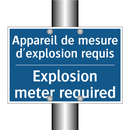 Appareil de mesure d'explosion  /.../ - Explosion meter required