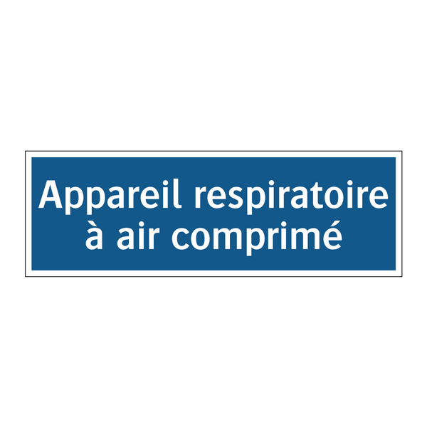 Appareil respiratoire à air comprimé