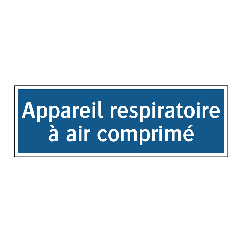 Appareil respiratoire à air comprimé
