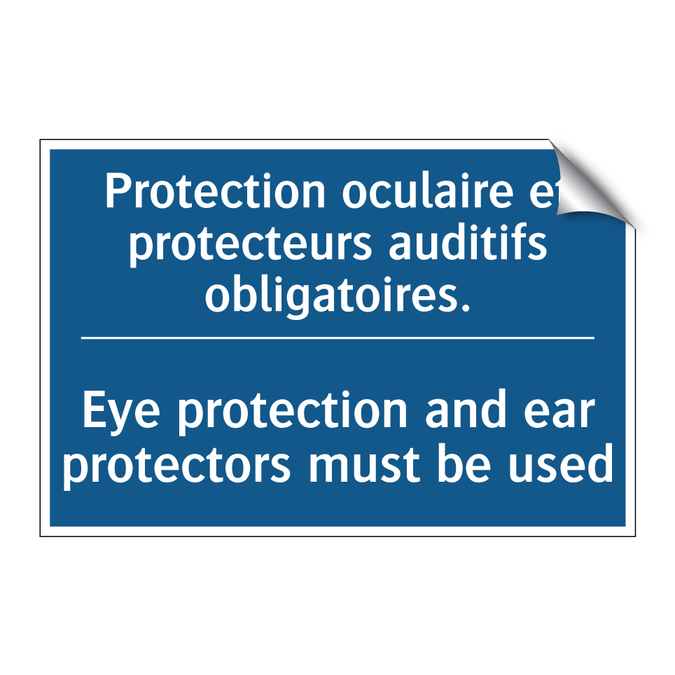 Protection oculaire et protecteurs  /.../ - Eye protection and ear protectors  /.../