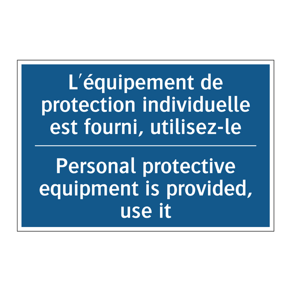 L'équipement de protection individuelle  /.../ - Personal protective equipment  /.../