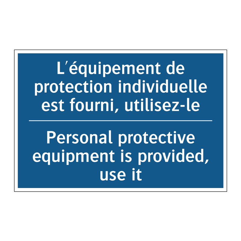 L'équipement de protection individuelle  /.../ - Personal protective equipment  /.../