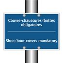 Couvre-chaussures/bottes obligatoires /.../ - Shoe/boot covers mandatory