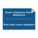 Couvre-chaussures/bottes obligatoires /.../ - Shoe/boot covers mandatory