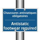 Chaussures antistatiques obligatoires /.../ - Antistatic footwear required