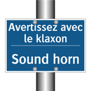 Avertissez avec le klaxon - Sound horn