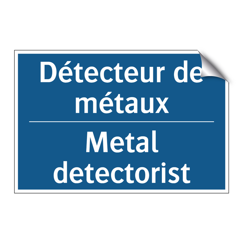 Détecteur de métaux - Metal detectorist