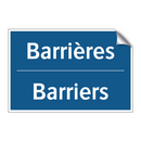 Barrières - Barriers