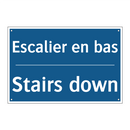 Escalier en bas - Stairs down