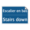 Escalier en bas - Stairs down