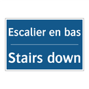 Escalier en bas - Stairs down