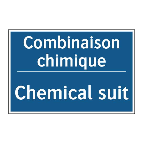 Combinaison chimique - Chemical suit