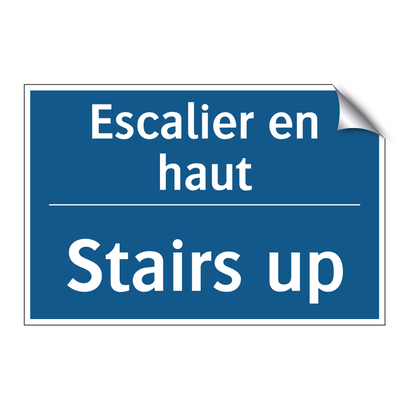 Escalier en haut - Stairs up