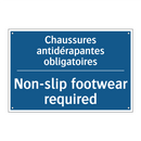 Chaussures antidérapantes obligatoires /.../ - Non-slip footwear required