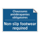 Chaussures antidérapantes obligatoires /.../ - Non-slip footwear required