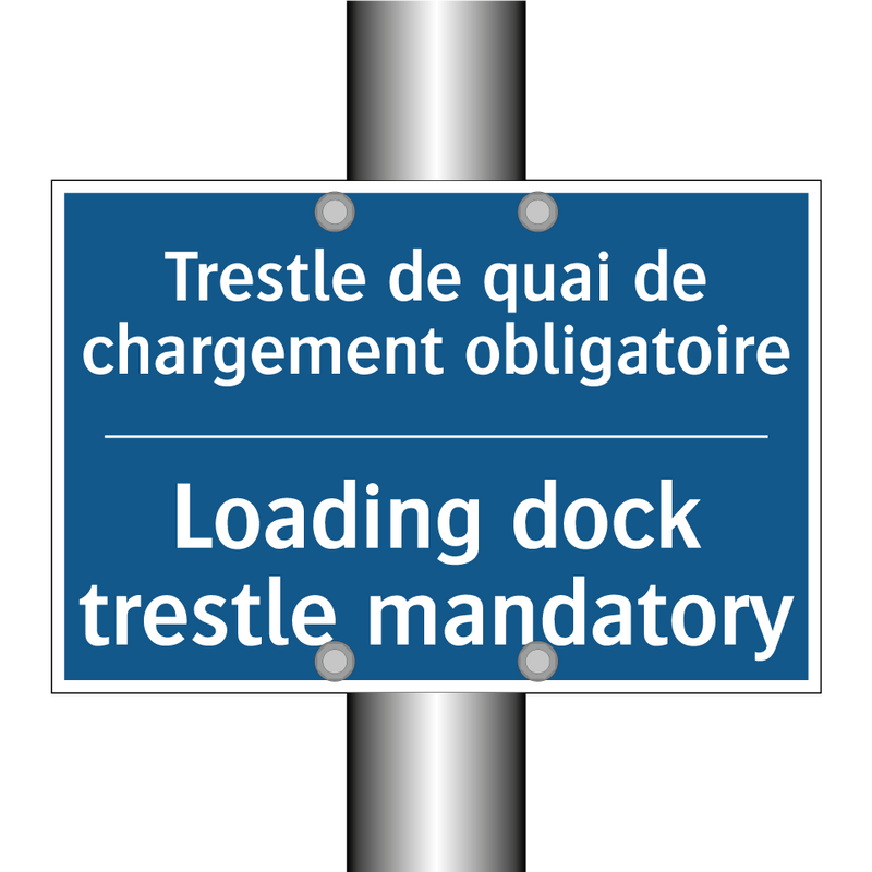 Trestle de quai de chargement  /.../ - Loading dock trestle mandatory