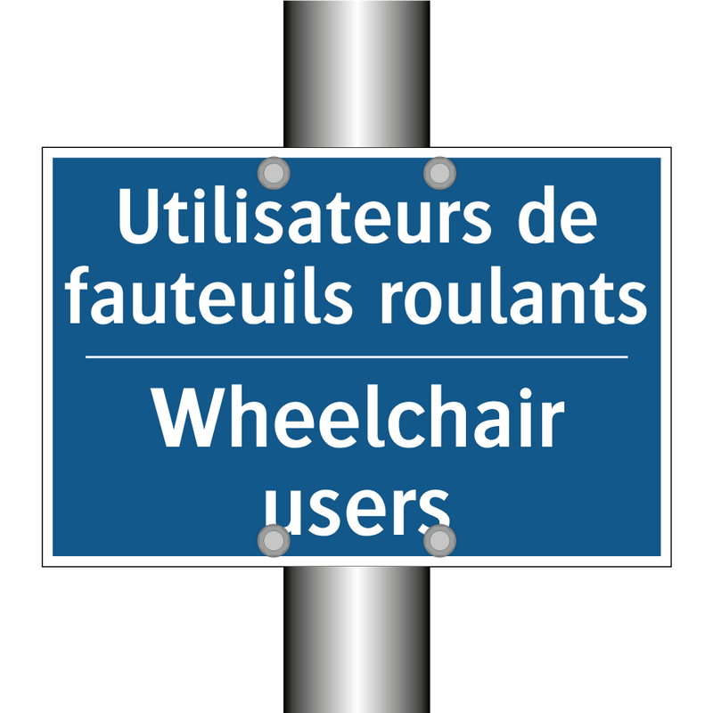 Utilisateurs de fauteuils roulants /.../ - Wheelchair users