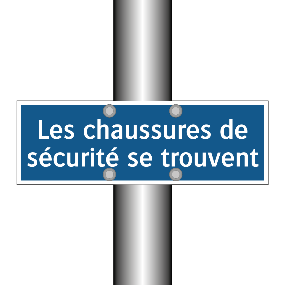 Les chaussures de sécurité se trouvent