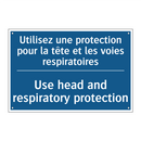 Utilisez une protection pour la  /.../ - Use head and respiratory protection /.../