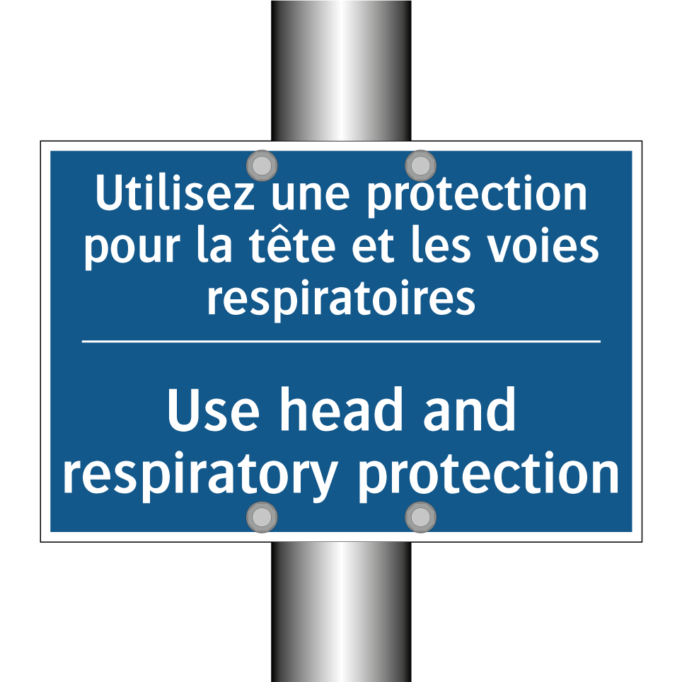Utilisez une protection pour la  /.../ - Use head and respiratory protection /.../
