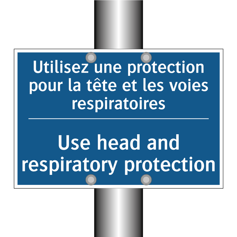Utilisez une protection pour la  /.../ - Use head and respiratory protection /.../