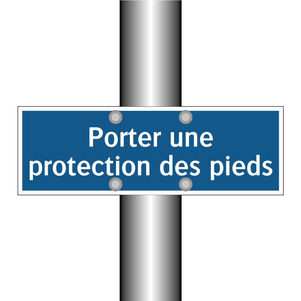 Porter une protection des pieds