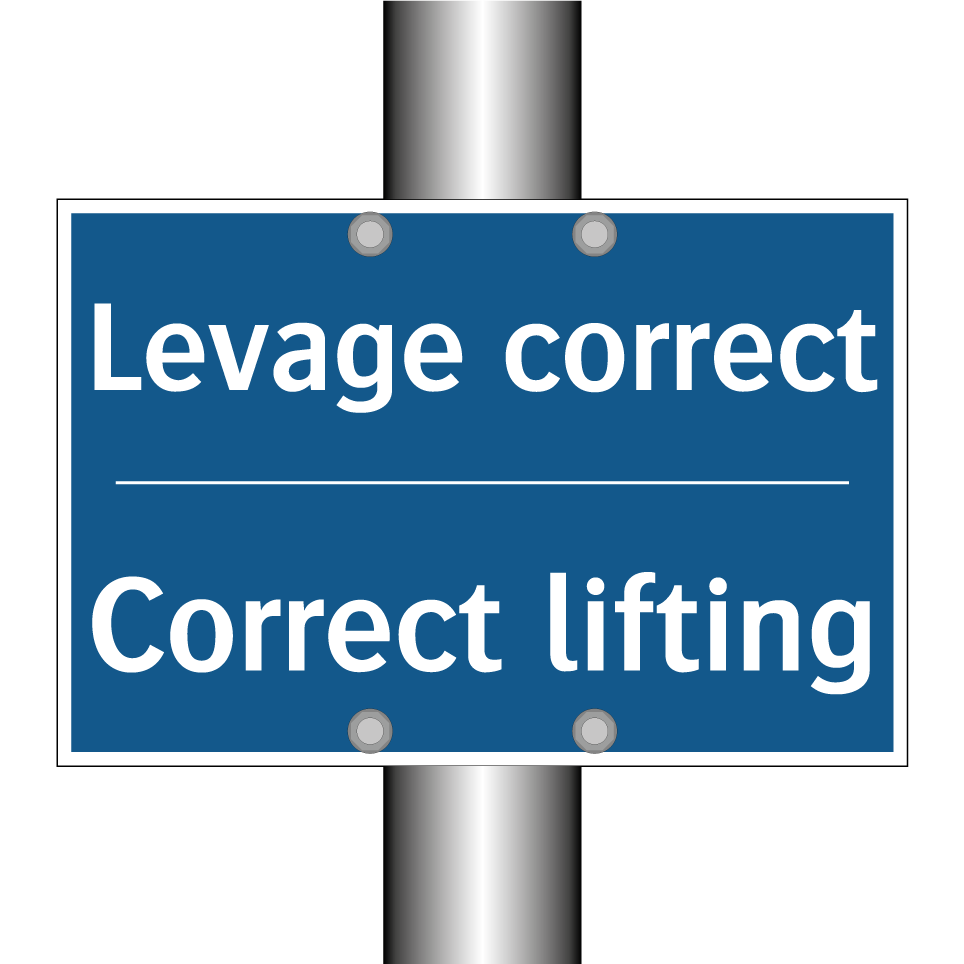 Levage correct - Correct lifting