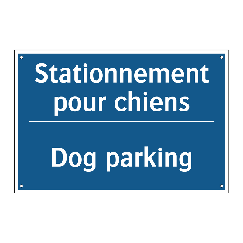 Stationnement pour chiens - Dog parking