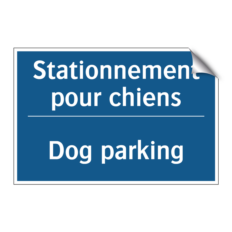 Stationnement pour chiens - Dog parking