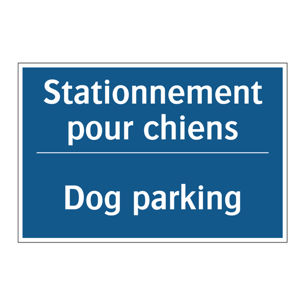Stationnement pour chiens - Dog parking