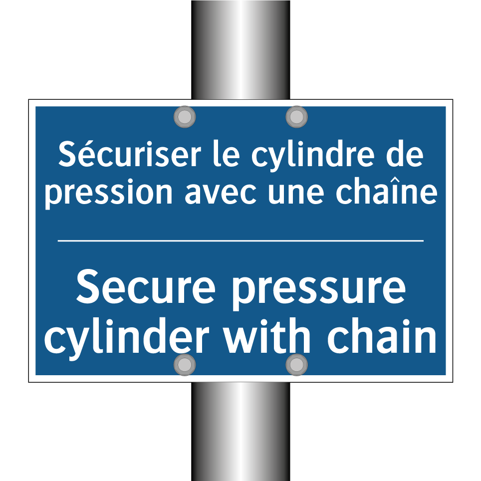 Sécuriser le cylindre de pression  /.../ - Secure pressure cylinder with  /.../