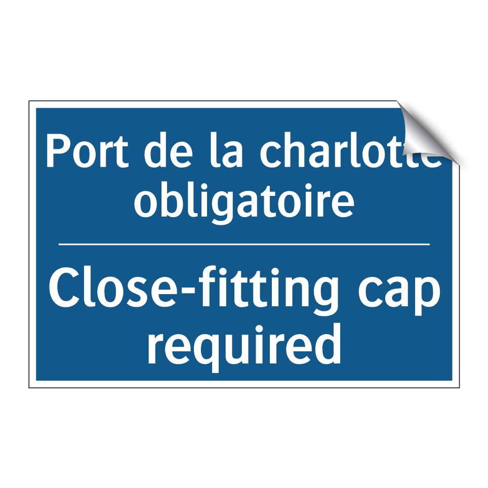 Port de la charlotte obligatoire /.../ - Close-fitting cap required